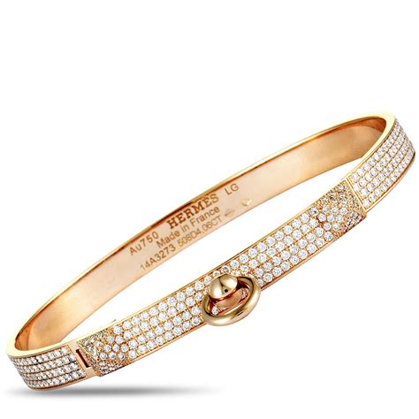 hermes kelly rose gold bracelet|Hermes 18k rose gold bracelet.